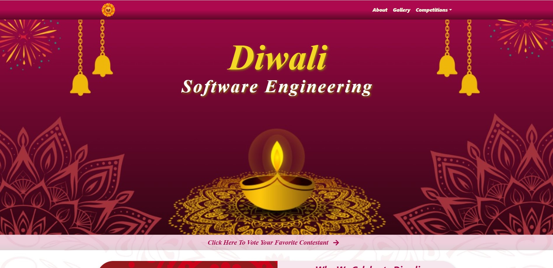 SE Dewali UOK project screenshot